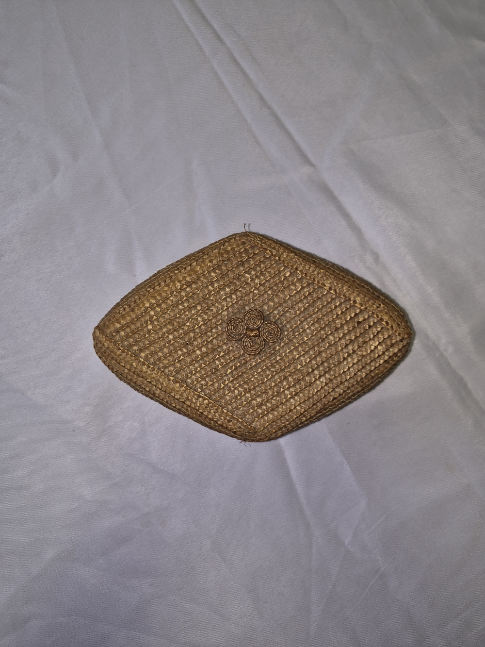 Vintage, hand-woven multi-sided sweetgrass